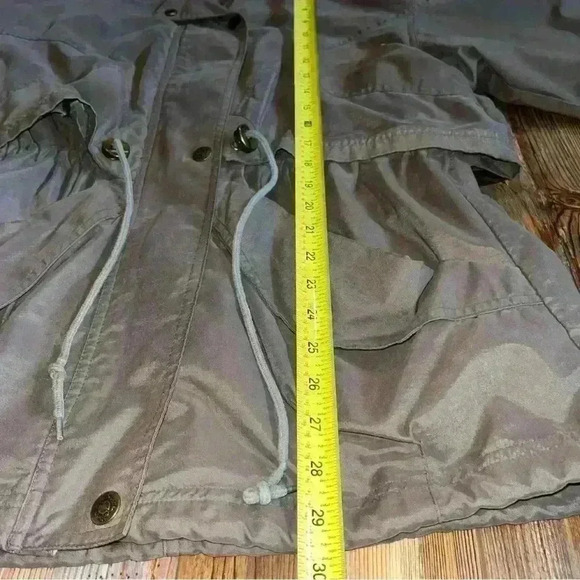 Vintage AEROS Green Parachute Jacket Size S Utility Windbreaker 80s Neutral EUC - Picture 8 of 16